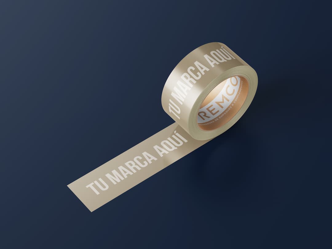 Cintas acrílicas transparentes para empaque profesional de cartón