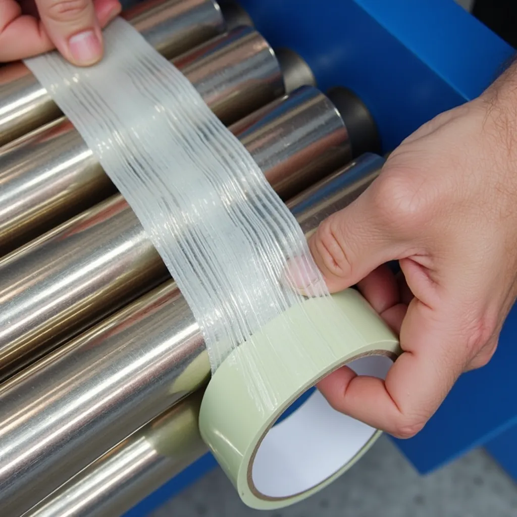 Cinta doble cara aplicada en refrigeración industrial