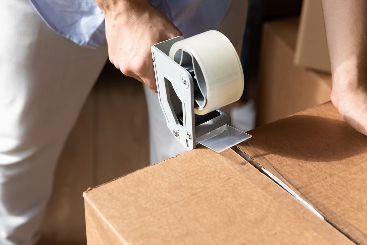 Embalaje de productos con cintas acrilicas