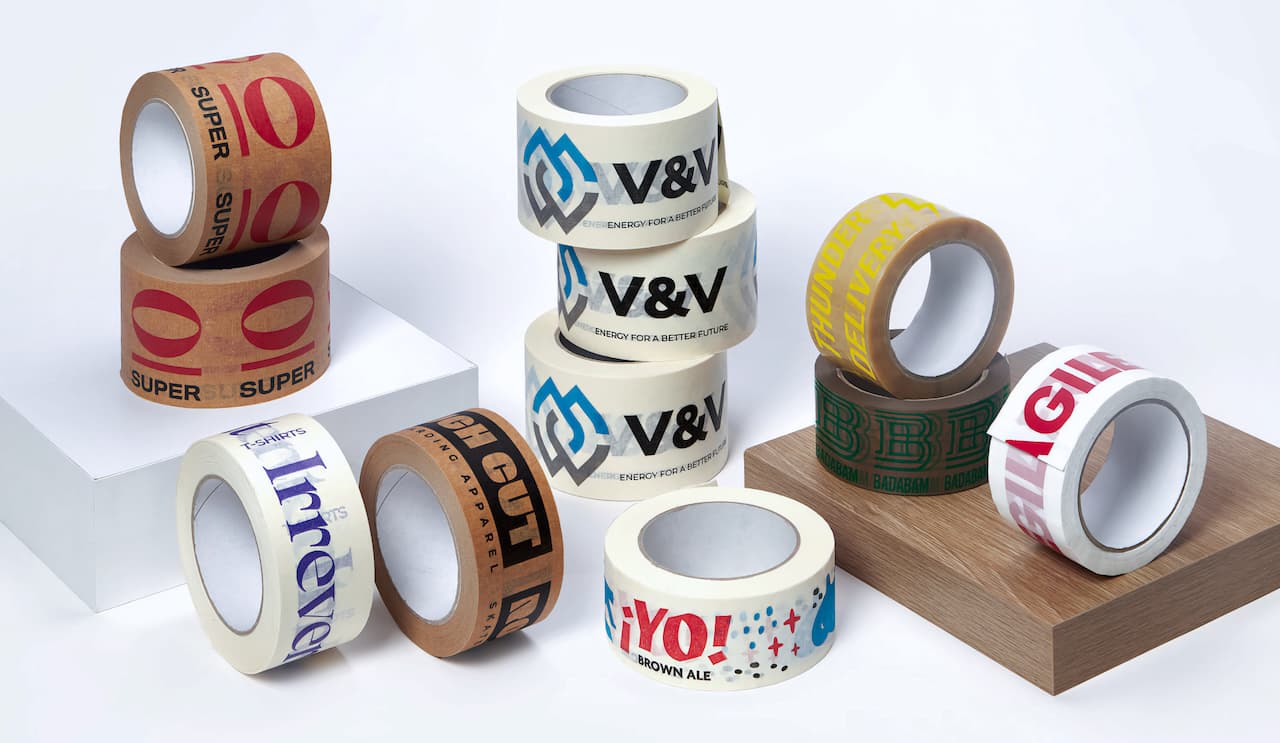 Varias presentaciones de cintas personalizadas